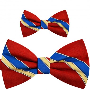 Papioane tată fiu, imprimeu tricolor